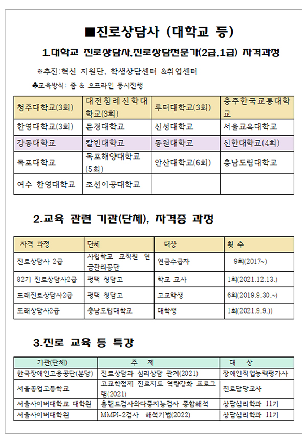 사단법인진로상담협회__